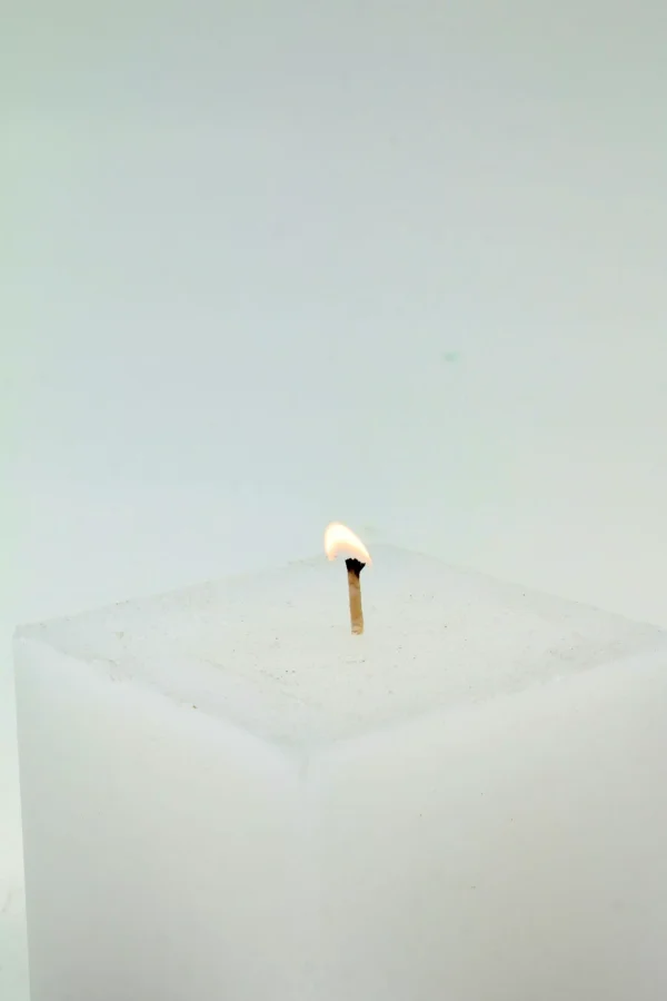 Square Pillar Candle, 10x10cm - Image 2