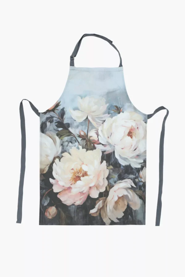 Moszna Floral Cotton Apron - Image 2