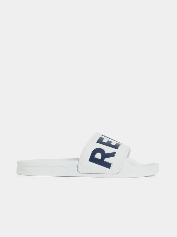 Sandalias "RJ White/Navy Jeans Bold Slide" - Image 2