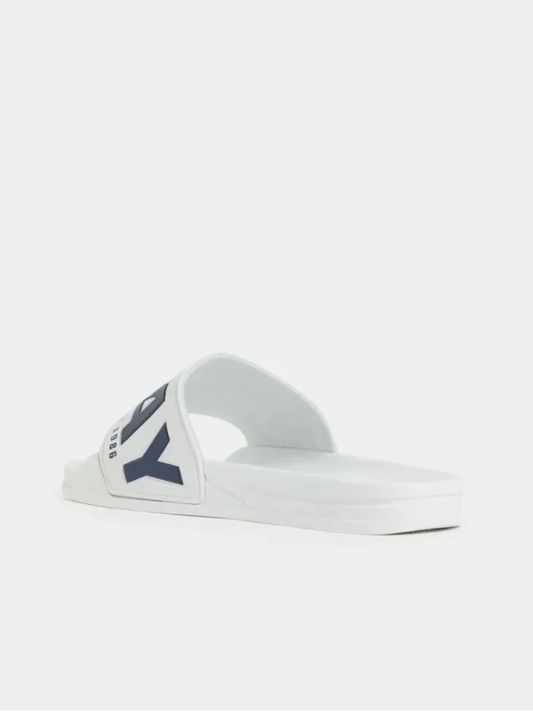 Sandalias "RJ White/Navy Jeans Bold Slide" - Image 3