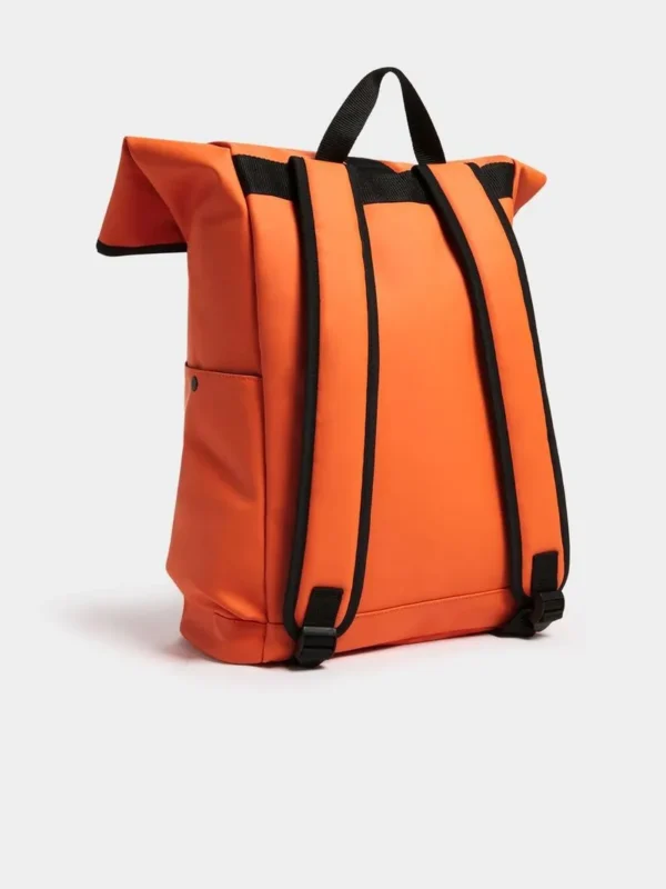 Mochila Masculina "Men's Relay Jeans Rubberised Foldover Orange Backpack" - Image 3