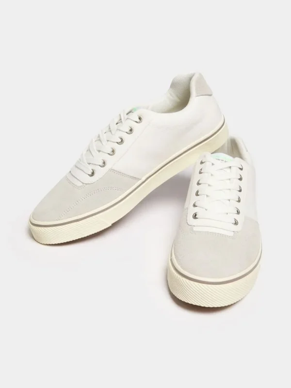 Sapatilhas "Man's Realay Jeans Suede vulc White Sneaker" - Image 3