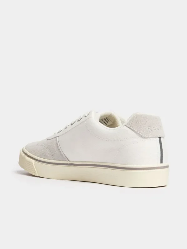 Sapatilhas "Man's Realay Jeans Suede vulc White Sneaker" - Image 4