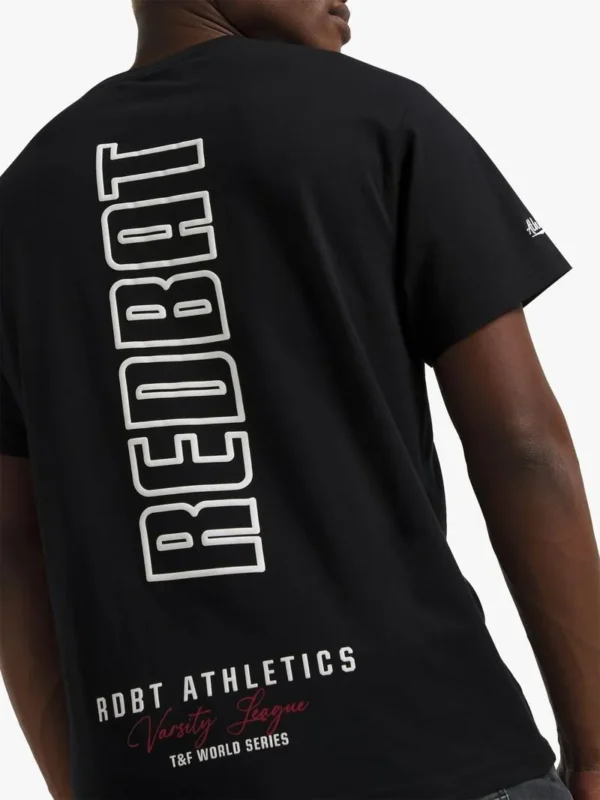 Camiseta "Redbat Athletics Men's Black Graphic T-Shirt" - Image 4