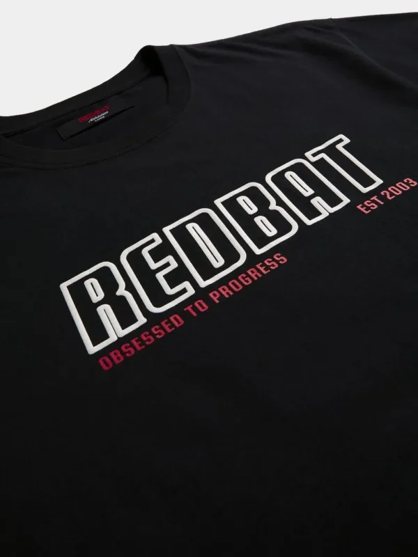 Camiseta "Redbat Athletics Men's Black Graphic T-Shirt" - Image 3