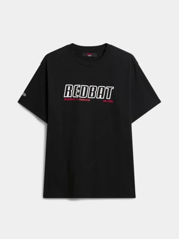 Camiseta "Redbat Athletics Men's Black Graphic T-Shirt" - Image 2