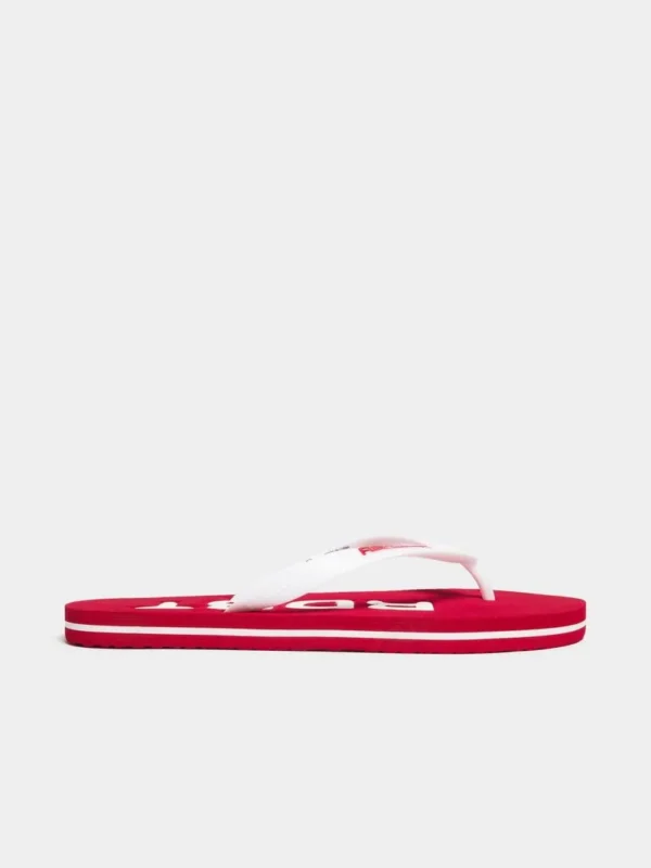 Chinelos "Redbat Athletics Men's Red/White Flip Flop" - Image 4