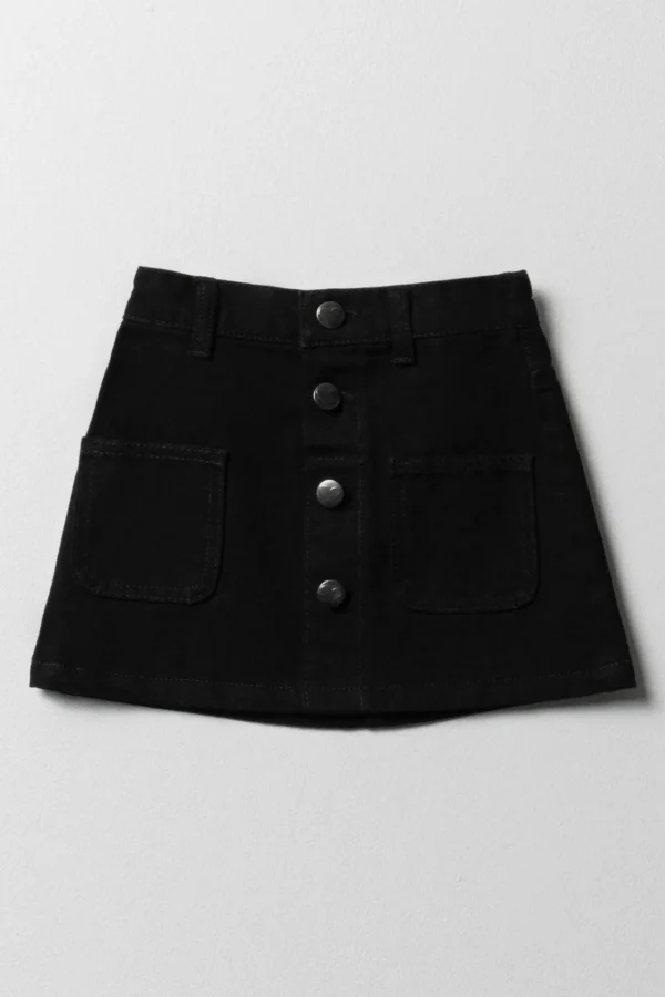 Calçoes "Button Down Skirt Black"