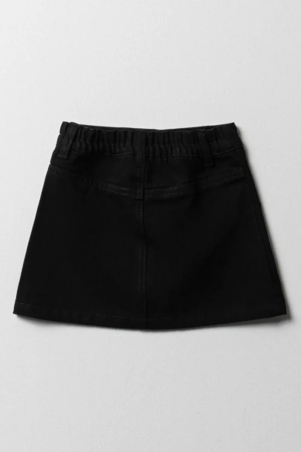 Calçoes "Button Down Skirt Black" - Image 3