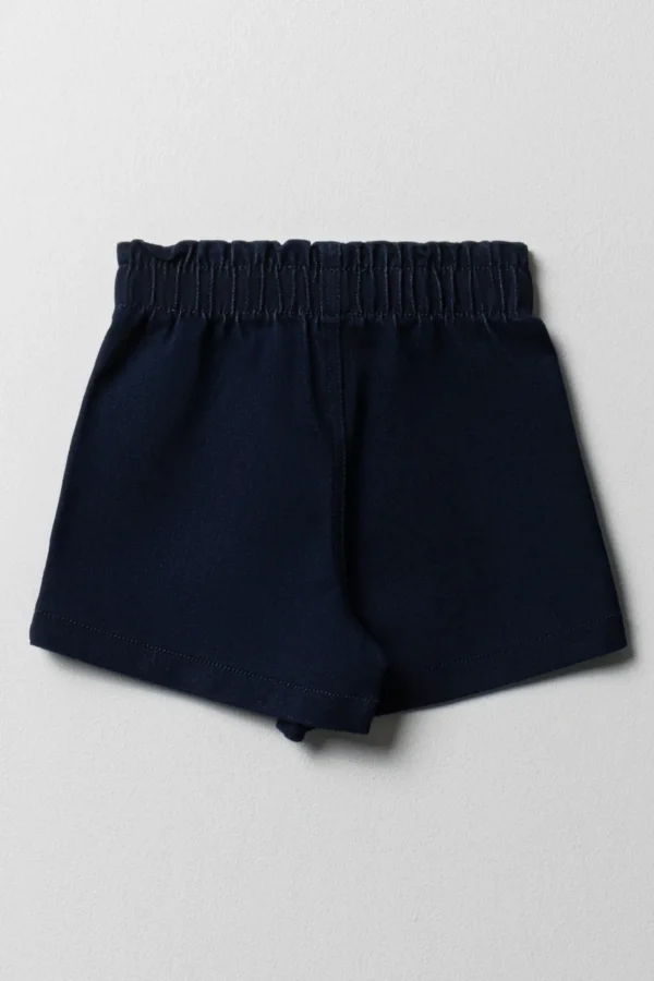 Calçoes "Pull in Denim Shorts Navy" - Image 3