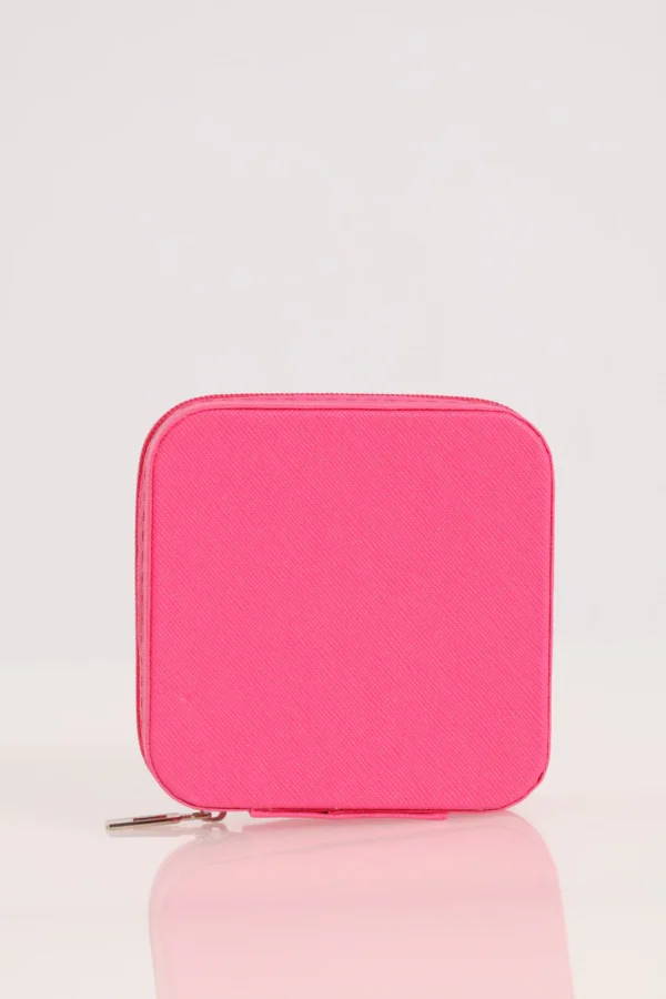 Porta-Joias "Soft Square Jewellery Box - Pink" - Image 2