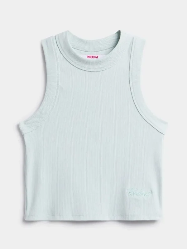 Blusas Femininas '"Redbat Classics Women's Light Blue Tank Top" - Image 2