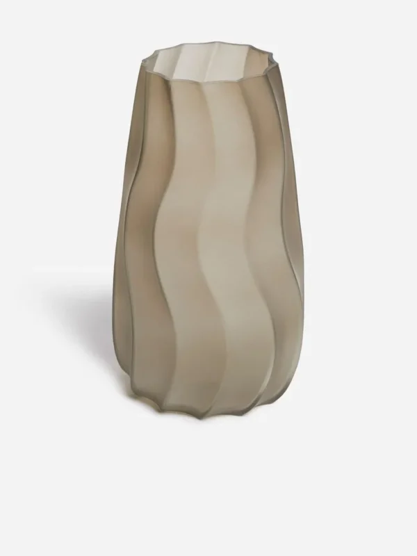 Vaso Decorativo "Jet Home Grey Frosted Vase" - Image 3