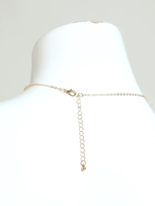 Colar Femenino"Locket Heart Pendant Necklace - Gold" - Image 2