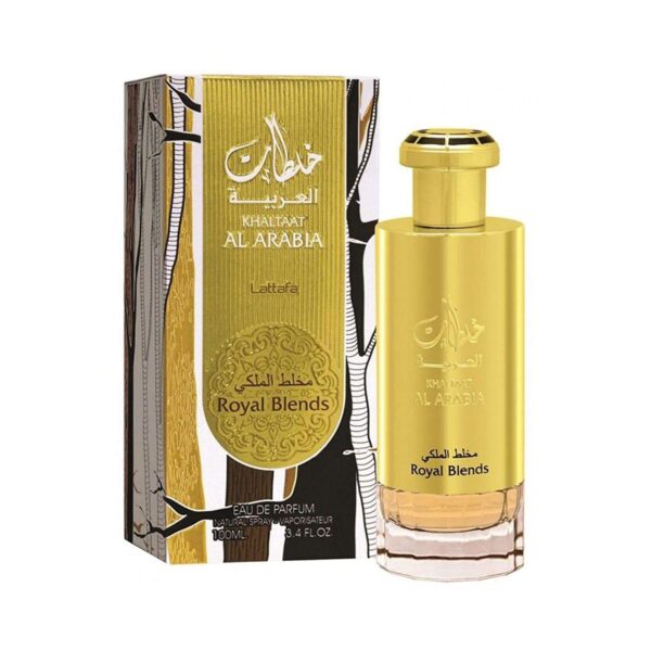 Perfume Arabe Khaltaat Al Arabia Royal Blends Gold By Lattafa  100ml