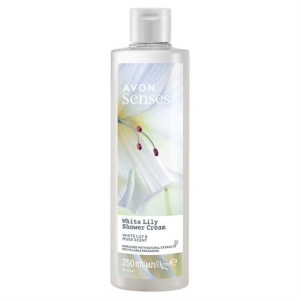 Gel De Banho Senses White Lily 250ml