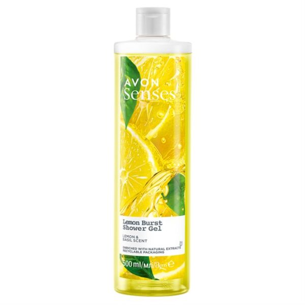 Gel De Banho Senses Lemon Burst 500ml