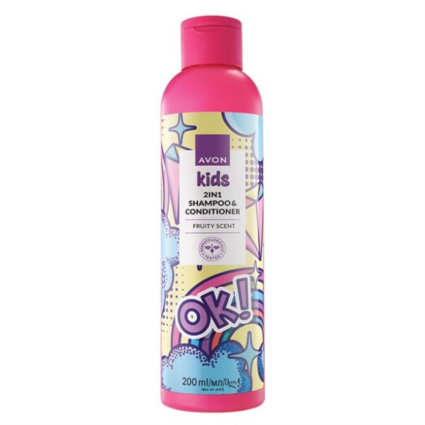 Shampoo e Condicionador Avon Kids Fruity 200ml