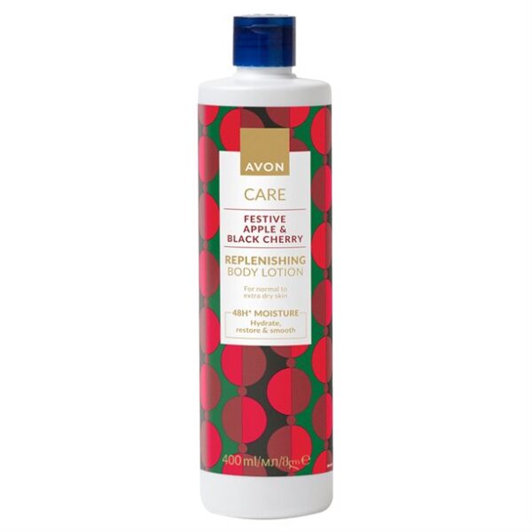Loção Corporal Avon Care Festive Apple & Black Cherry  400ml