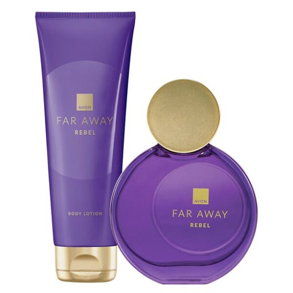 Perfume e Loção Far Away Rebel Body