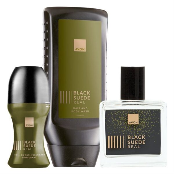 Perfume, Roll-On & Gel De Banho Black Suede Real