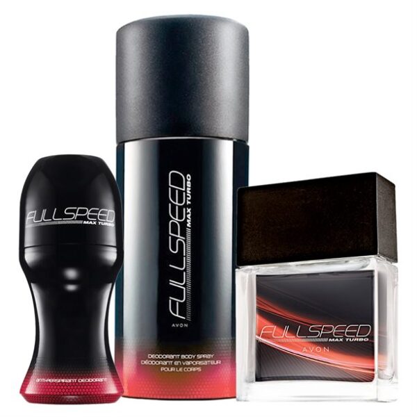 Perfume, Spray Corporal & Roll-On Full Speed Max Turbo