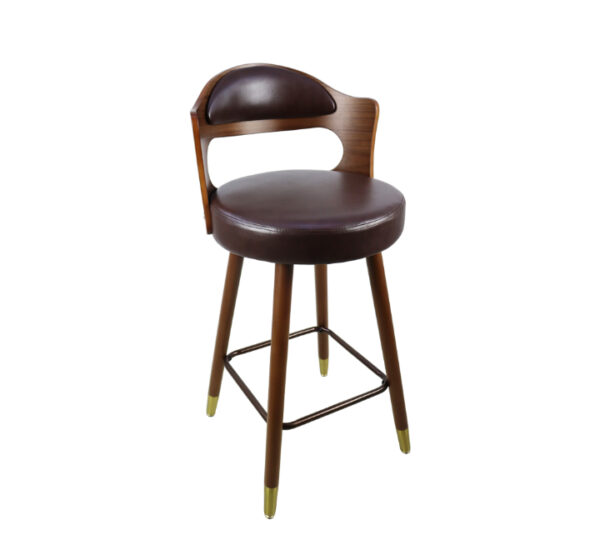 Banqueta de cozinha moderna marrom