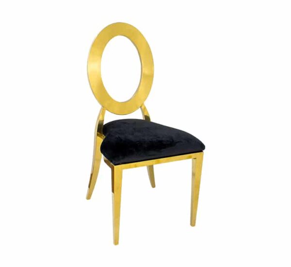 Cadeira de olho empilhável de ouro - Image 2