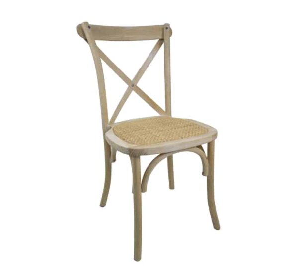 Madeira Cross-back Cadeira Rattan Seat