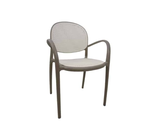Cadeira de rattan de plástico - Image 3