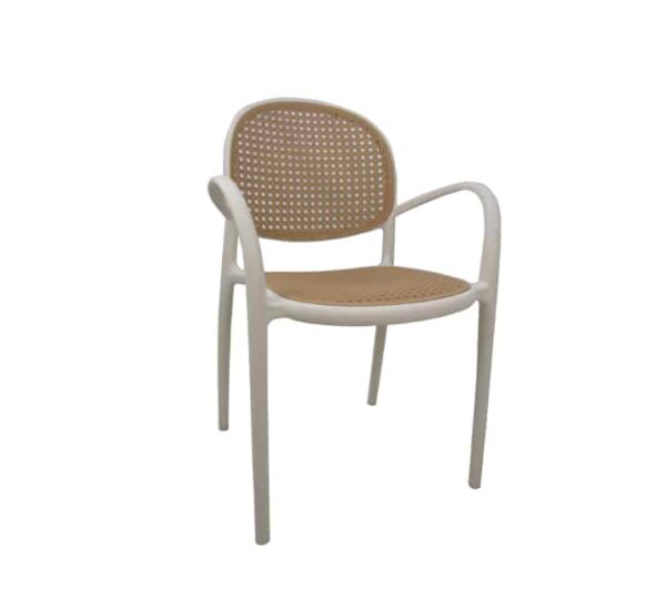 Cadeira de rattan de plástico
