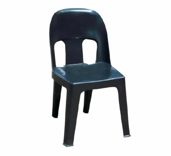 Cadeira de festa de plástico resistente preto