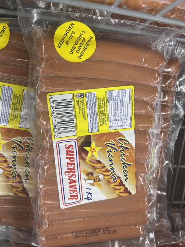 Viena de galinha supersaver 1kg