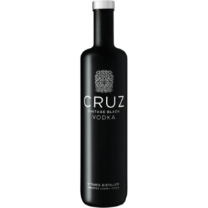 Cruz Vintage Garrafa de Vodka Preta 750ml