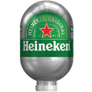 Cerveja Heineken Lager Barril de 8L com lâmina não retornável
