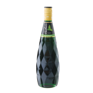 Garrafa de lincor de hortela-pimenta butlers 750ml