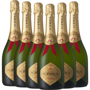 J.C. Le Roux Le Domaine Premium Garrafas de Vinho Branco Espumante 6 x 750ml