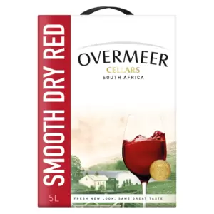 Caixa de Vinho Tinto Suave Encorpado Overmeer Cellars 5L