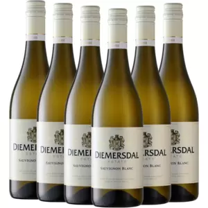 Garrafas de Vinho Branco Diemersdal Sauvignon Blanc 6 x 750ml