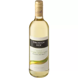 Garrafa de Vinho Branco Doce Natural Drostdy Hof 750ml