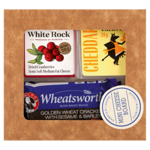 Pacote de queijo fairview mini platter 90g
