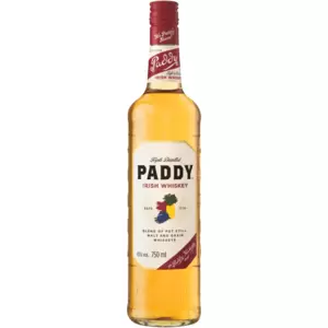 Garrafa de Whisky Irlandês Paddy 750ml