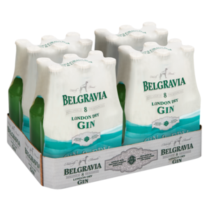 Garrafas de Gin & Limão Seco Belgravia 24 x 275ml