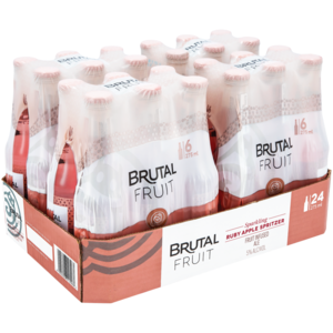 Frascos Spritzer de Maçã Ruby Fruit Brutal 24 x 275ml