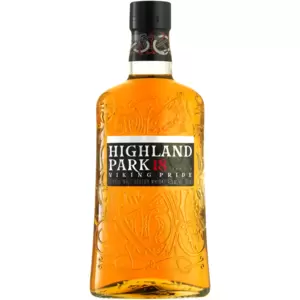 Garrafa de Whisky Escocês Single Malt Highland Park 18 Anos Viking Pride 750ml