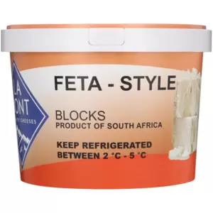 Bloco de queijo feta original tradicional La Mont 3kg