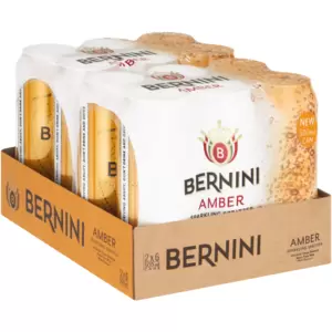 Latas de Spritzer Espumante Bernini Amber 12 x 500ml