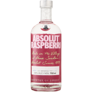 Garrafa de vodka Absolut Raspberry 750ml