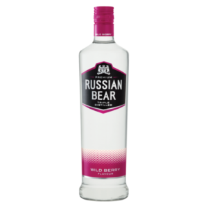 Urso Russo Wild Berry Vodka Garrafa 750ml