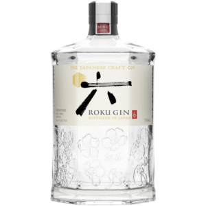 Garrafa de gim japonês Roku 750ml